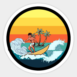 Catch the Wave of Adventure Sticker